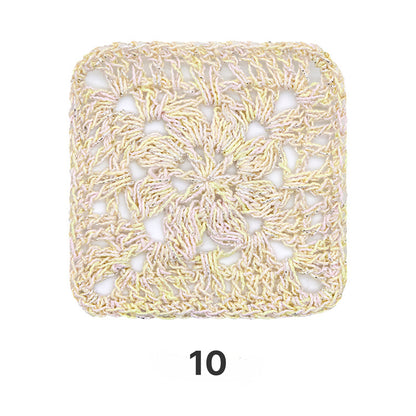 【細ラメ入り】Aurora Cotton（オーロラコットン）50g｜綿79％・やわらかな肌ざわりのラメコットン｜上品なきらめきで夏ウェア・バッグ・ショールに｜全10色