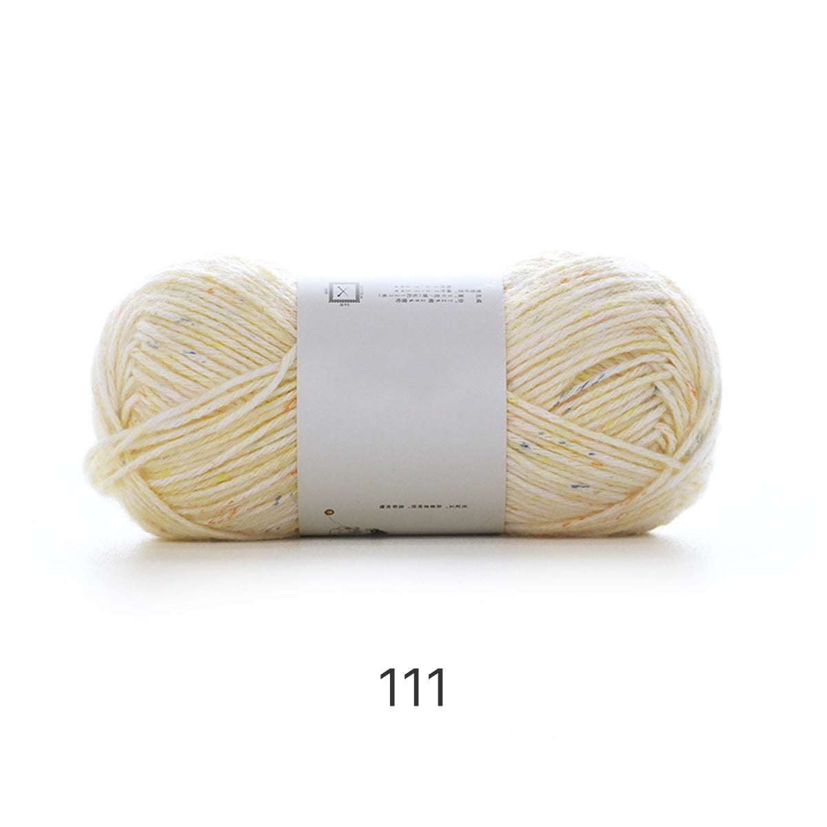 「Mousse Cotton 」　50g ｜ムース・コットン ｜韓国インテリア風｜空気を編むような新触感｜カラフルネップ入りエアリーコットン糸 | 並太