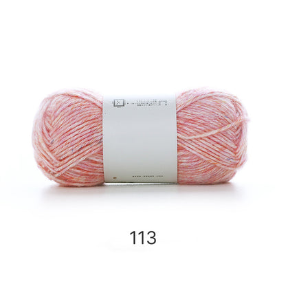 「Mousse Cotton 」　50g ｜ムース・コットン ｜韓国インテリア風｜空気を編むような新触感｜カラフルネップ入りエアリーコットン糸 | 並太