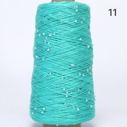 Pearl Cotton（パールコットン）350g｜真珠のような輝き｜パールビーズ入りシルケットコットン｜上品な艶と涼やかなサマーヤーン｜韓国トレンドのバレエコア風｜全75色