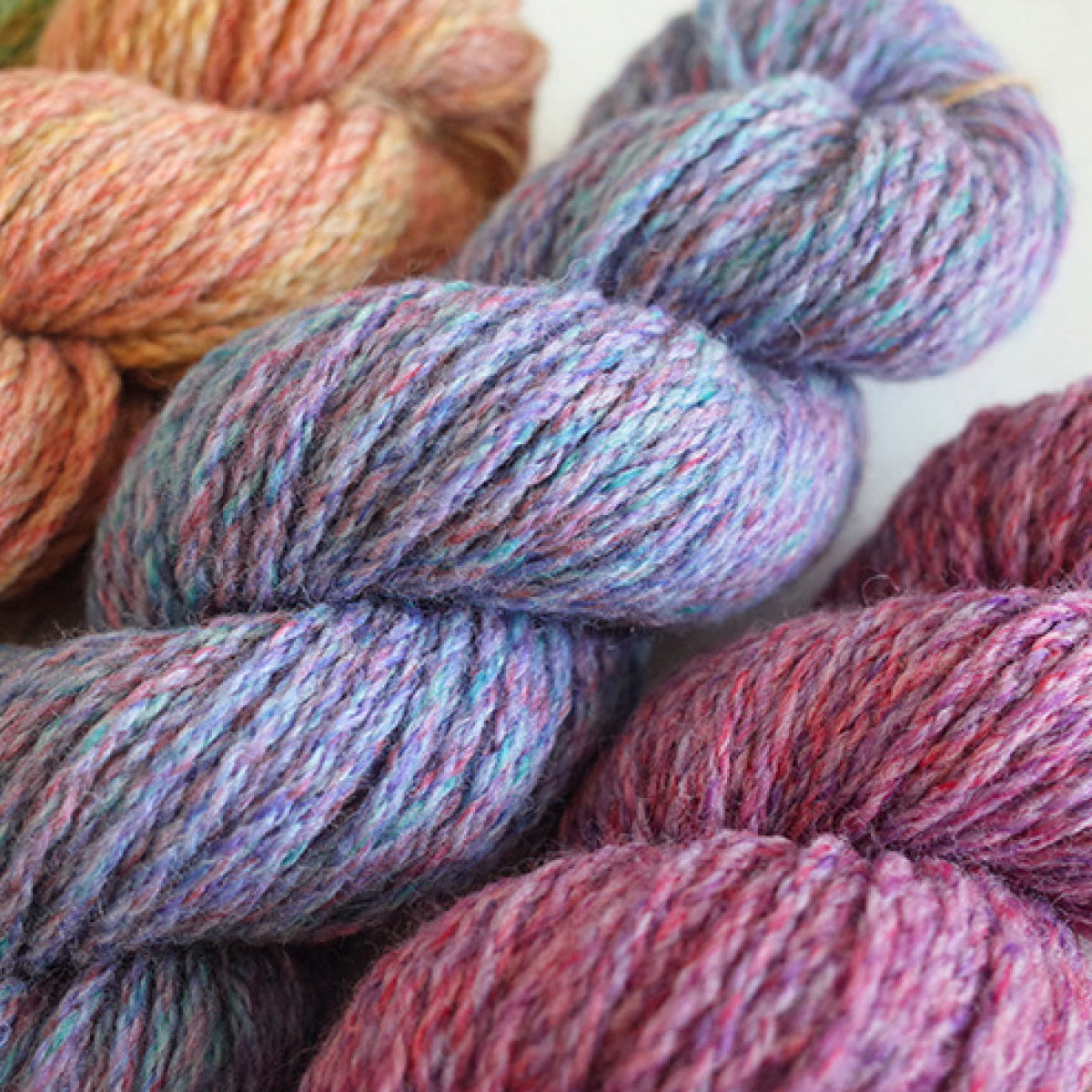 【ウール100%】Suisai Wool（水彩ウール）50g｜水彩画のような多彩な段染め｜マフラー・ショール・ウェアに｜全8色