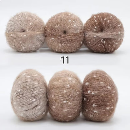 Milky Way Mohair（ミルキーウェイ・モヘア）50g｜美しい段染め｜ふわふわのウール・モヘア混｜マフラー作りに｜全18色