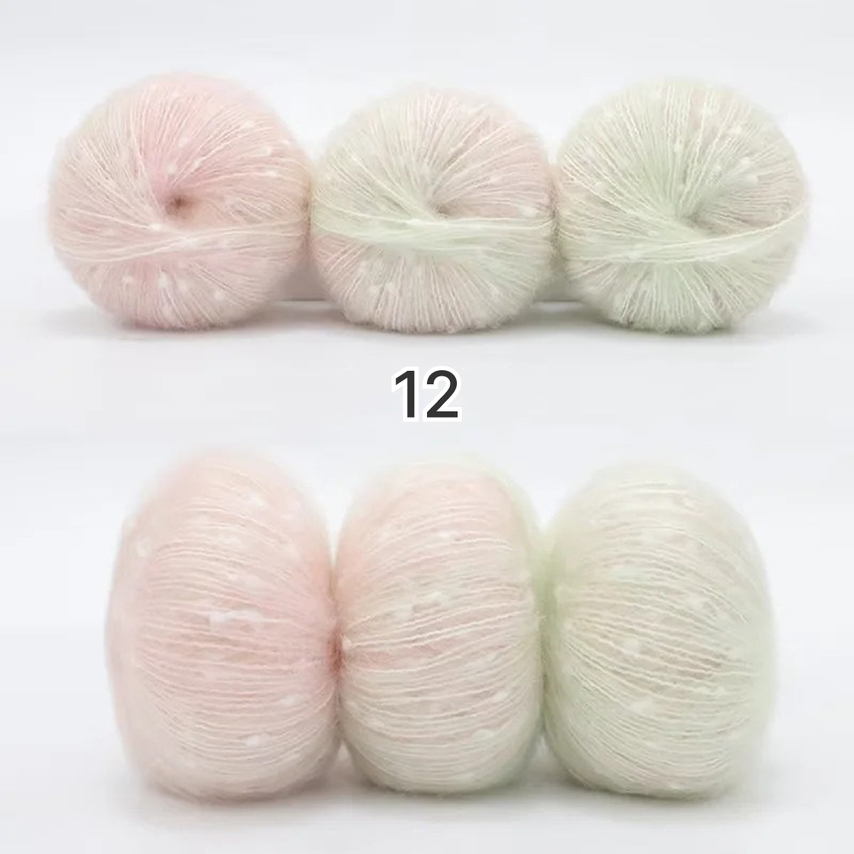 Milky Way Mohair（ミルキーウェイ・モヘア）50g｜美しい段染め｜ふわふわのウール・モヘア混｜マフラー作りに｜全18色