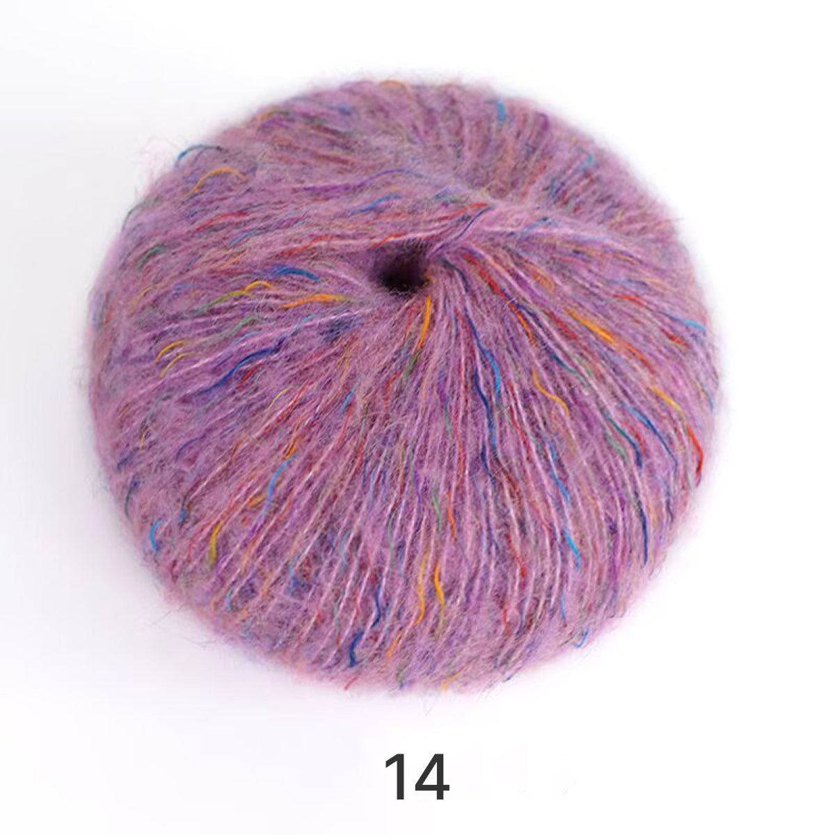 Hanabi Alpaca（ハナビ アルパカ）50g｜花火の彩り｜スーパーキッドモヘヤ＆アルパカ混｜韓国トレンド｜引き揃え風の華やかさ｜ファンシーヤーン｜全16色