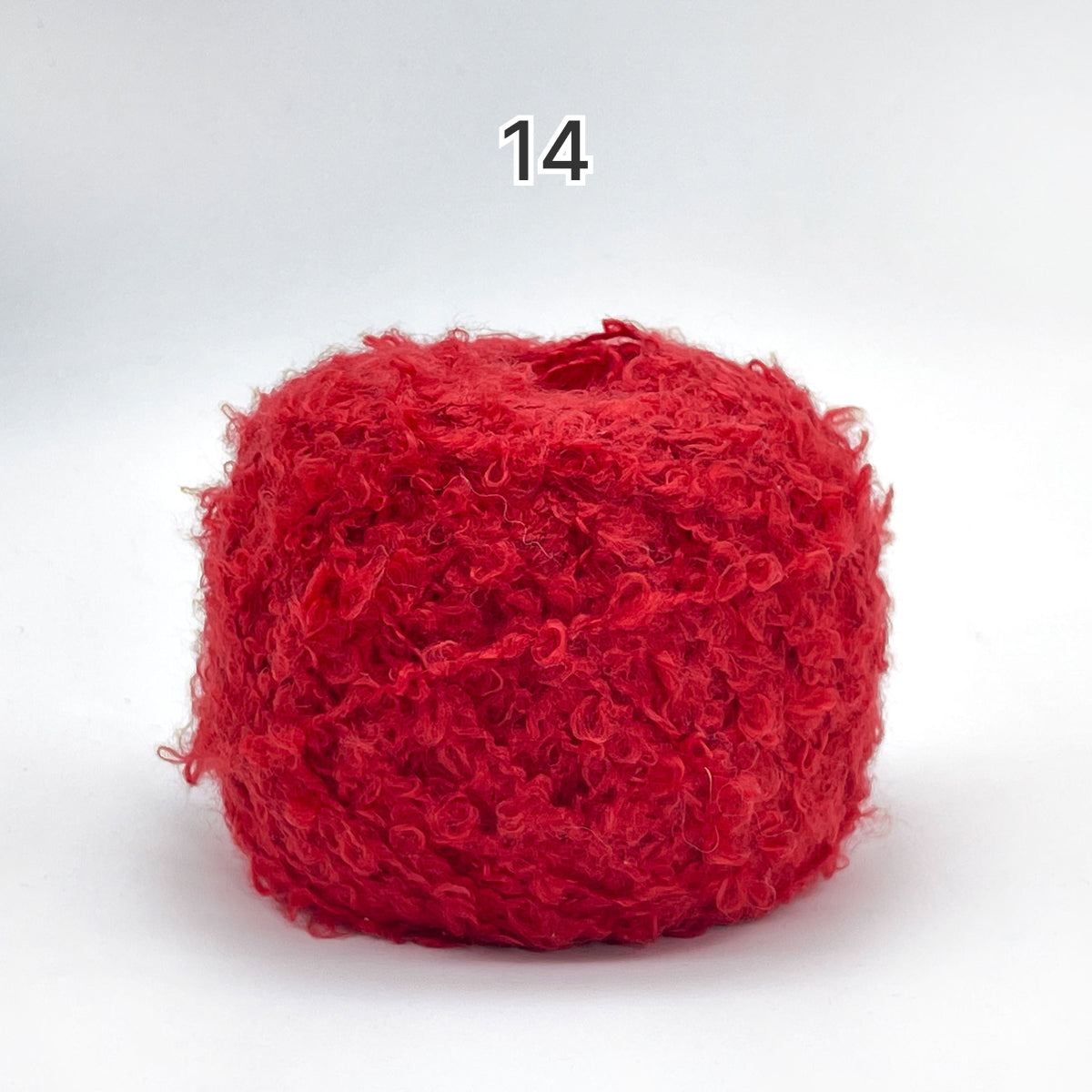 Teddy Loop Yarn（テディループヤーン）50g｜くるくるループのブークレヤーン｜ウール混｜もこもこファンシーヤーン｜韓国風ツイード調｜あみぐるみ・引き揃え糸に｜全17色