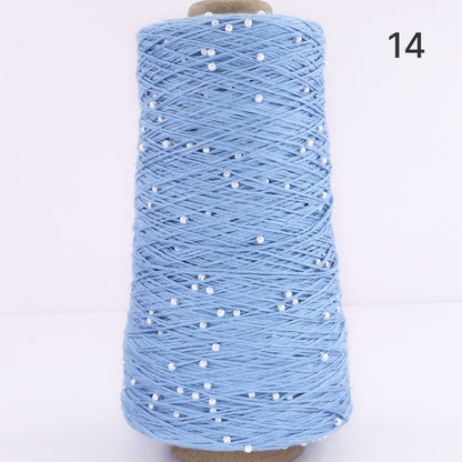 Pearl Cotton（パールコットン）350g｜真珠のような輝き｜パールビーズ入りシルケットコットン｜上品な艶と涼やかなサマーヤーン｜韓国トレンドのバレエコア風｜全75色