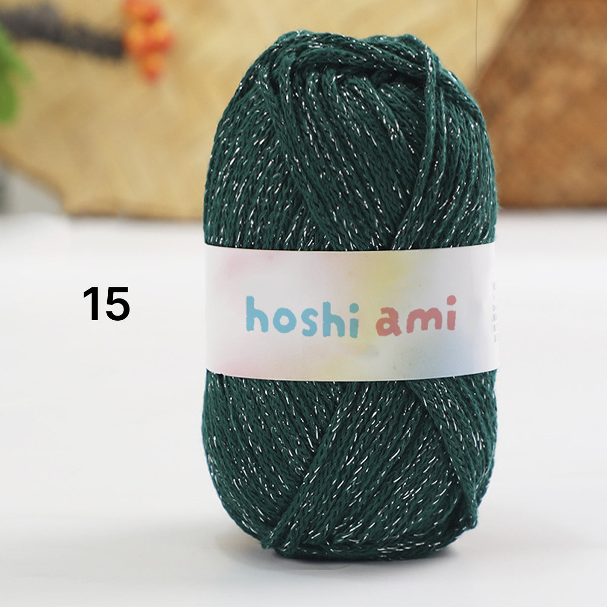 Starlight Lame Cotton（スターライト・ラメコットン）50g｜ふんわりコットン×きらめく銀糸｜バッグ・帽子・韓国風小物に｜高見えデザイン｜全29色