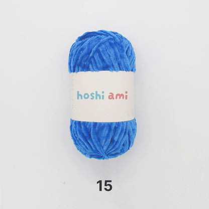 Moco Velvet Yarn（モコベルベットヤーン）100g｜シェニール・モールヤーン｜ベルベットのような艶感の毛糸｜秋冬小物・あみぐるみに｜全50色
