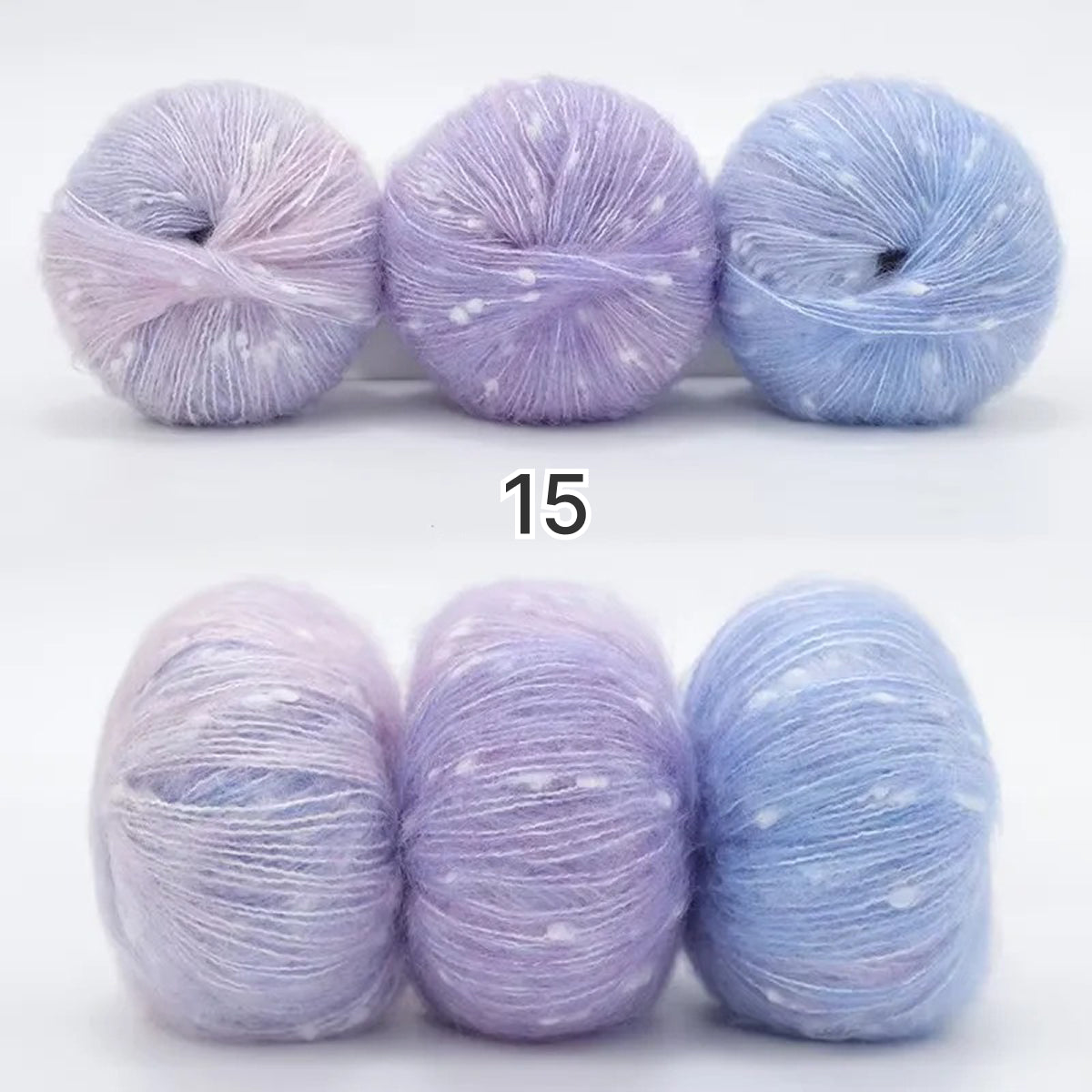 Milky Way Mohair（ミルキーウェイ・モヘア）50g｜美しい段染め｜ふわふわのウール・モヘア混｜マフラー作りに｜全18色