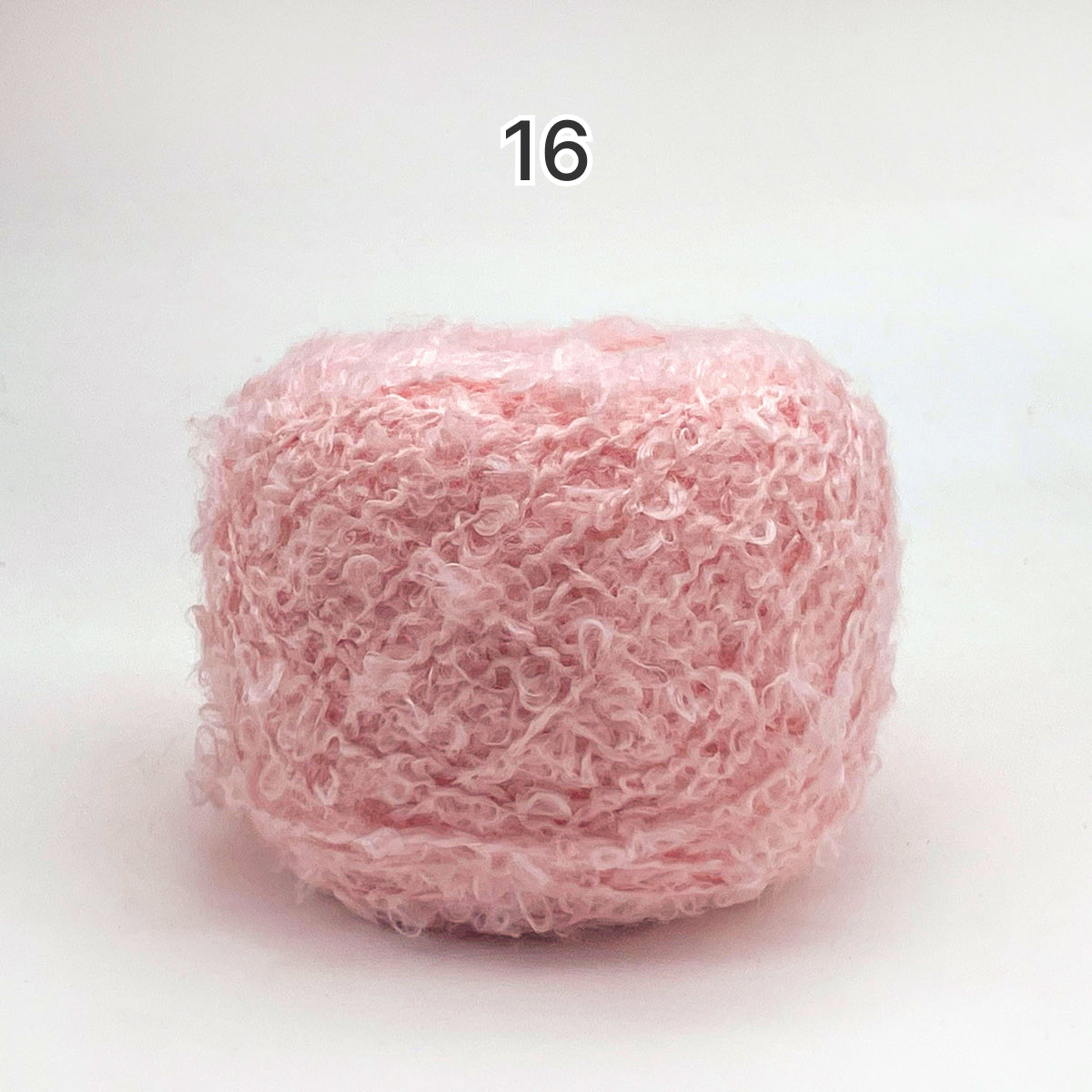 Teddy Loop Yarn（テディループヤーン）50g｜くるくるループのブークレヤーン｜ウール混｜もこもこファンシーヤーン｜韓国風ツイード調｜あみぐるみ・引き揃え糸に｜全17色