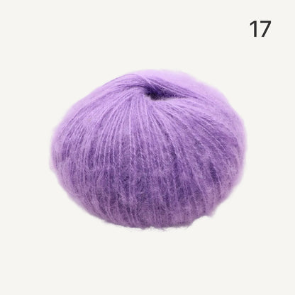 Fuwari Mohair（フワリモヘア）25g｜極上の肌触り｜綿あめのように軽やか｜引き揃え・透かし編み・ベビーウェアに｜全40色