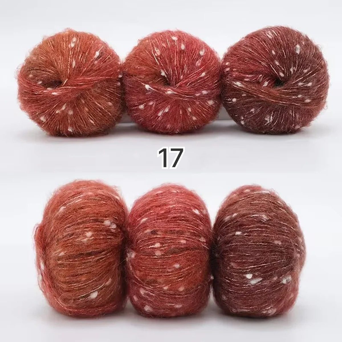 Milky Way Mohair（ミルキーウェイ・モヘア）50g｜美しい段染め｜ふわふわのウール・モヘア混｜マフラー作りに｜全18色