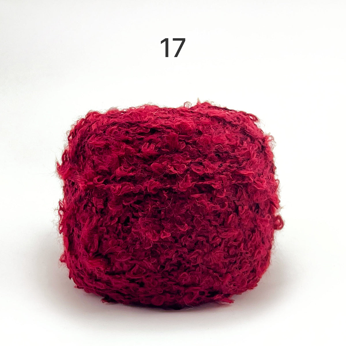Teddy Loop Yarn（テディループヤーン）50g｜くるくるループのブークレヤーン｜ウール混｜もこもこファンシーヤーン｜韓国風ツイード調｜あみぐるみ・引き揃え糸に｜全17色