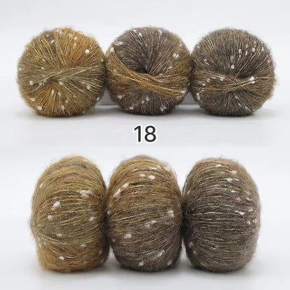 Milky Way Mohair（ミルキーウェイ・モヘア）50g｜美しい段染め｜ふわふわのウール・モヘア混｜マフラー作りに｜全18色