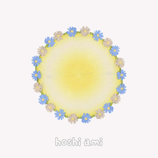 【手編みキット】デイジーブランケット｜花モチーフ｜コットン混で春夏におすすめ｜出産祝い・新居祝いのギフトに｜韓国風インテリア｜初心者さんOK｜動画＋電子版編み図付き