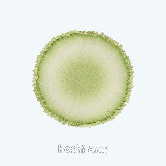 【手編みキット】紫陽花（あじさい）ブランケット｜家族の絆をイメージした花モチーフ｜コットン混で春夏におすすめ｜母の日・長寿祝いのギフトに｜初心者さんOK｜動画＋電子版編み図付き