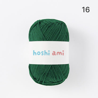 韓国風 1mm コットン混ヤーン 75g｜全23色 ハリがあって型崩れしにくい編み糸｜バッグ・帽子・小物におすすめ