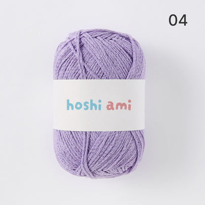 韓国風 1mm コットン混ヤーン 75g｜全23色 ハリがあって型崩れしにくい編み糸｜バッグ・帽子・小物におすすめ