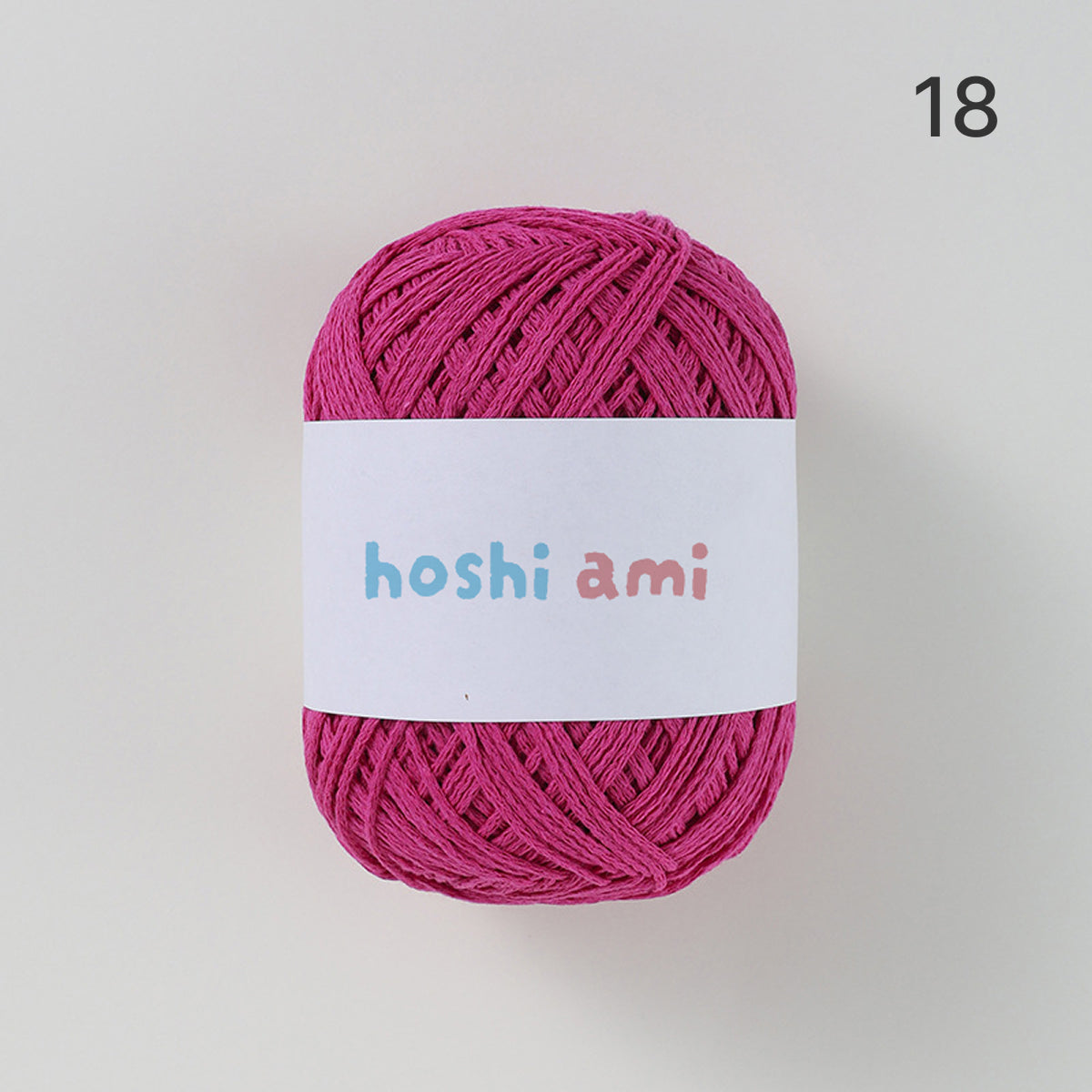 韓国風 1mm コットン混ヤーン 75g｜全23色 ハリがあって型崩れしにくい編み糸｜バッグ・帽子・小物におすすめ