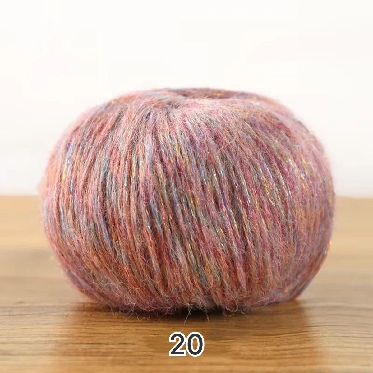 Sea Mohair（シーモヘア）25g ｜アルパカ50%×モヘア50%｜ふんわり軽やか｜引き揃え糸・透け感ニット・マフラー作り｜韓国ファッション｜全20色