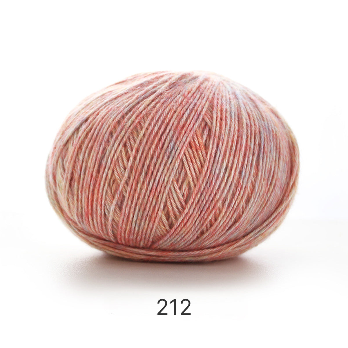 【150g大玉】絵画のようなミックスカラー｜コットン混リリヤーン｜大容量375m｜ウェア・ブランケットに