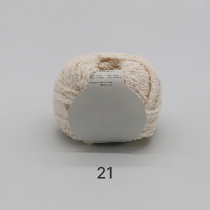 コットンキャンディヤーン50g｜韓国で大流行！｜ふわもこマシュマロ糸｜ 鉢底ネット編み・ネット編み・マフラー・帽子・編みぐるみ向け