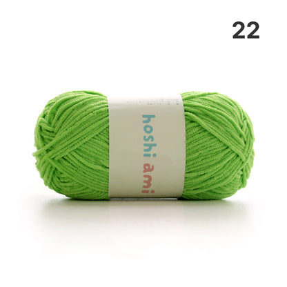 Bonbon Yarn（ボンボンヤーン）50g｜細めのシェニール毛糸｜あみぐるみ・ヘアアクセ・小物に｜全53色