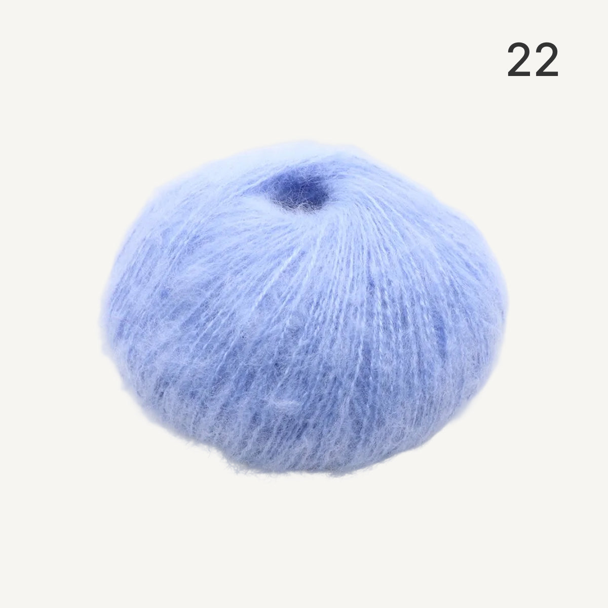 Fuwari Mohair（フワリモヘア）25g｜極上の肌触り｜綿あめのように軽やか｜引き揃え・透かし編み・ベビーウェアに｜全40色