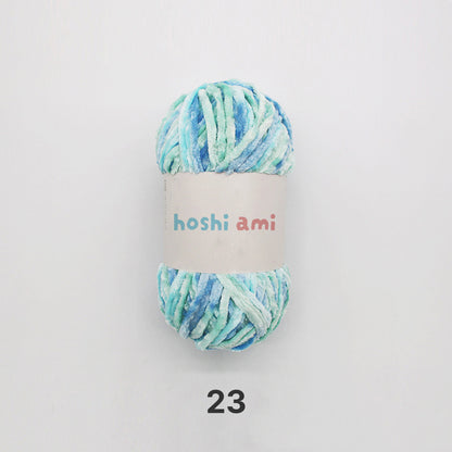 Moco Velvet Yarn（モコベルベットヤーン）100g｜シェニール・モールヤーン｜ベルベットのような艶感の毛糸｜秋冬小物・あみぐるみに｜全50色