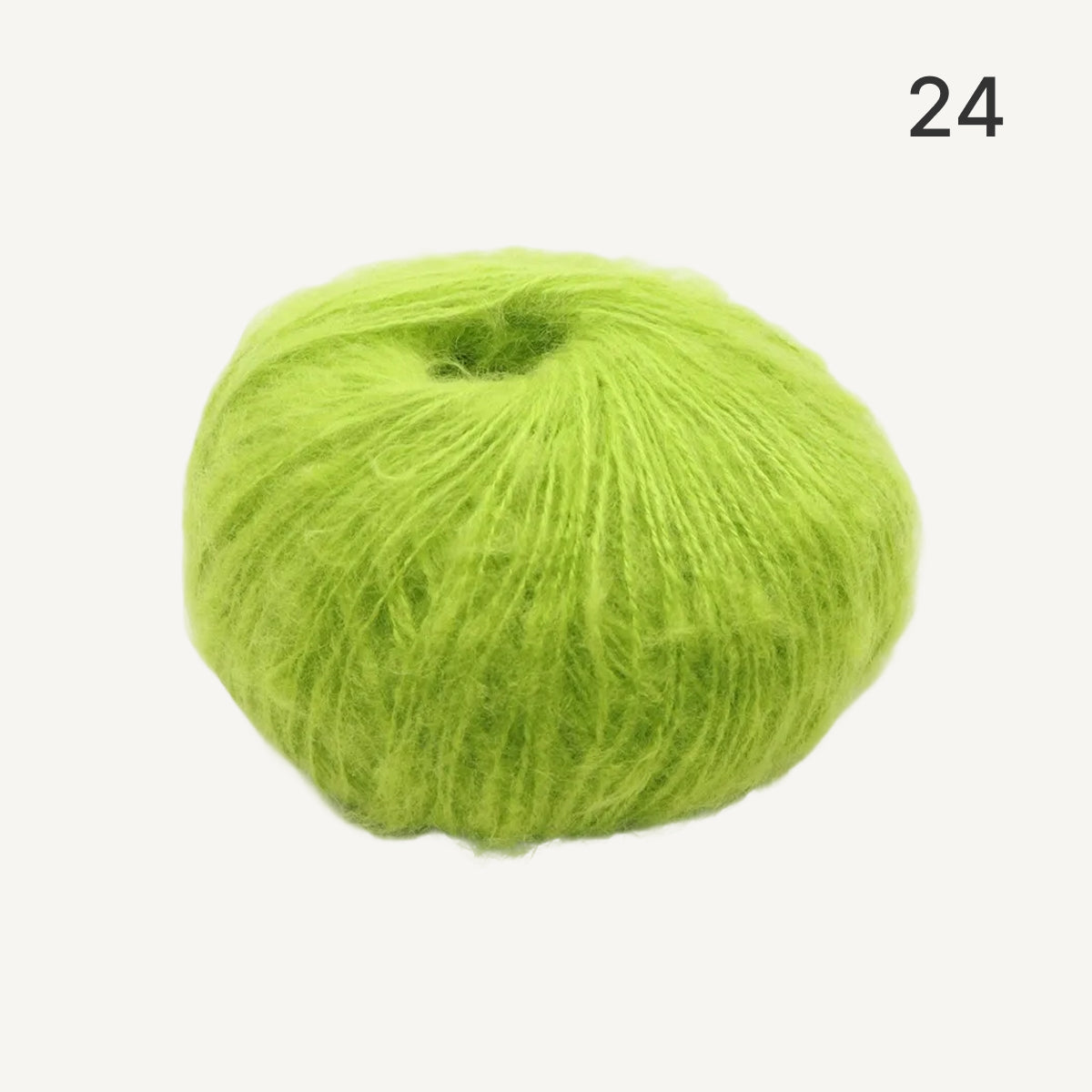 Fuwari Mohair（フワリモヘア）25g｜極上の肌触り｜綿あめのように軽やか｜引き揃え・透かし編み・ベビーウェアに｜全40色