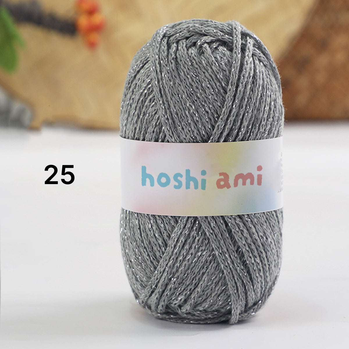 Starlight Lame Cotton（スターライト・ラメコットン）50g｜ふんわりコットン×きらめく銀糸｜バッグ・帽子・韓国風小物に｜高見えデザイン｜全29色