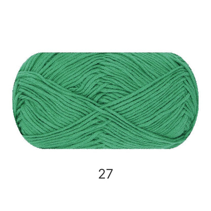 Premium Combed Cotton Lite（プレミアム・コーマコットン・ライト）40g｜高品質4ply｜軽やかで滑らかな編み心地｜推し活にぴったり｜初心者にもおすすめ｜全67色　