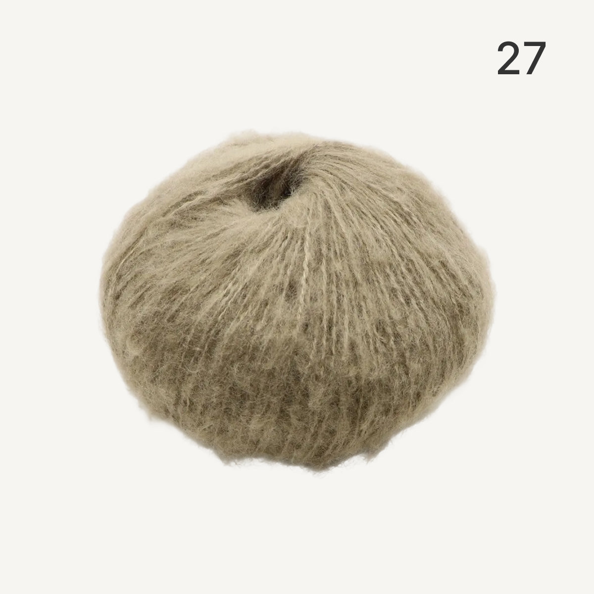 Fuwari Mohair（フワリモヘア）25g｜極上の肌触り｜綿あめのように軽やか｜引き揃え・透かし編み・ベビーウェアに｜全40色