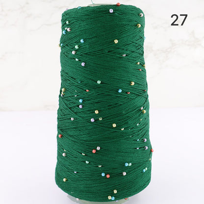 Pearl Cotton（パールコットン）350g｜真珠のような輝き｜パールビーズ入りシルケットコットン｜上品な艶と涼やかなサマーヤーン｜韓国トレンドのバレエコア風｜全75色