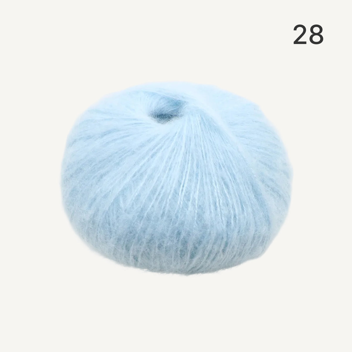 Fuwari Mohair（フワリモヘア）25g｜極上の肌触り｜綿あめのように軽やか｜引き揃え・透かし編み・ベビーウェアに｜全40色