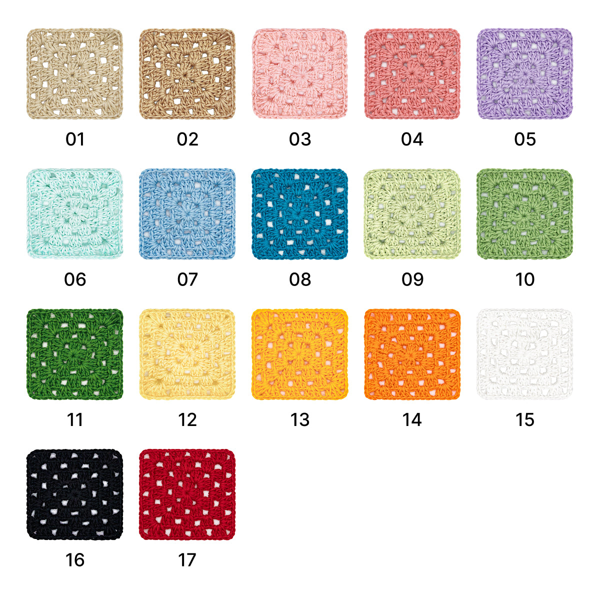 【手編みキット】Bamboo 3WAY Scarf（バンブースリーウェイスカーフ）｜バブーシュカ・ミニショール・ヒップスカーフの3WAY｜Bamboo Cotton使用｜全17色｜編み図付き