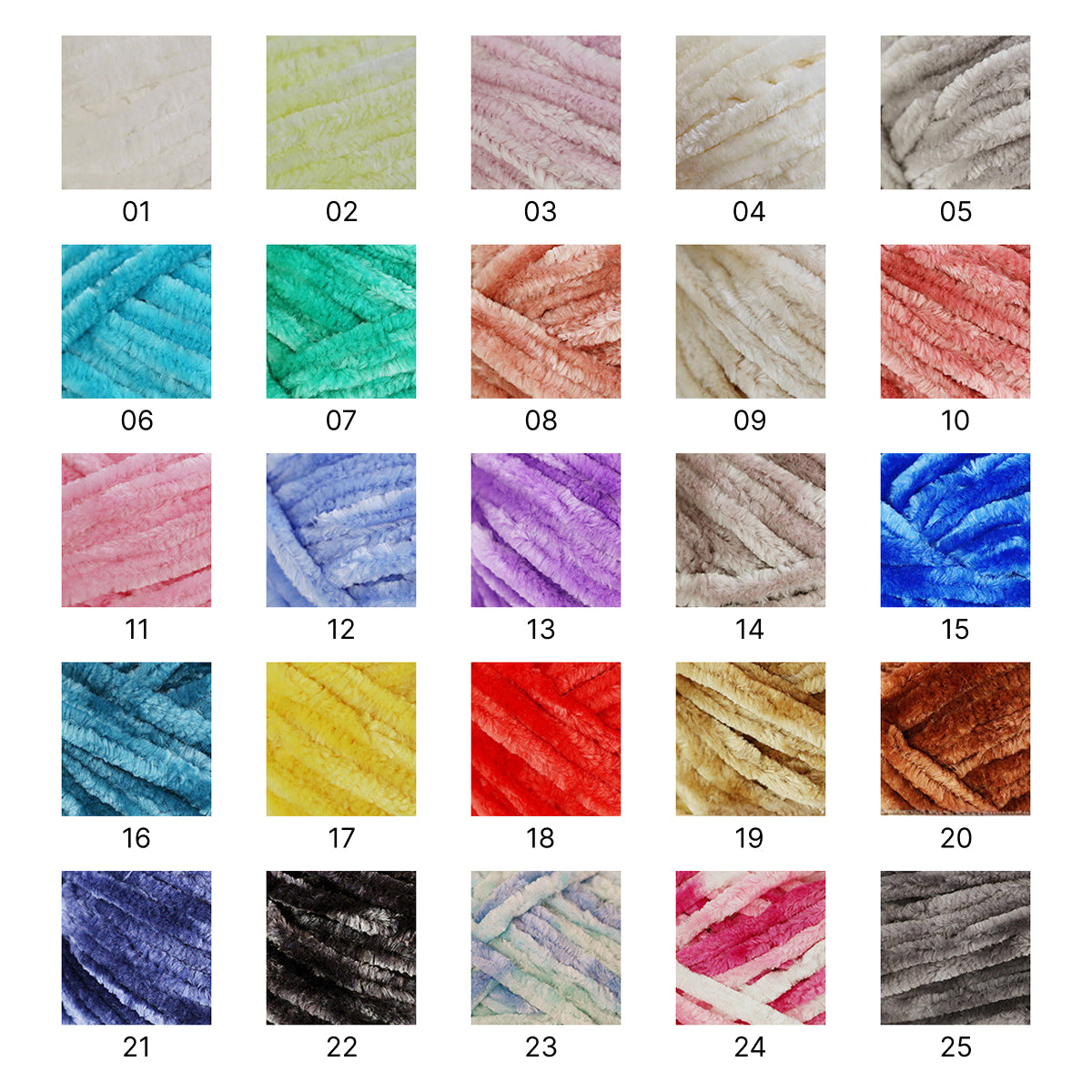 Moco Velvet Yarn（モコベルベットヤーン）100g｜ベルベット調の