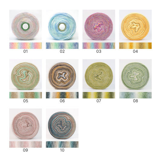 「フェアリーファー」 400g｜柔らかさと色彩が魅力｜多様な作品に対応する大容量毛糸