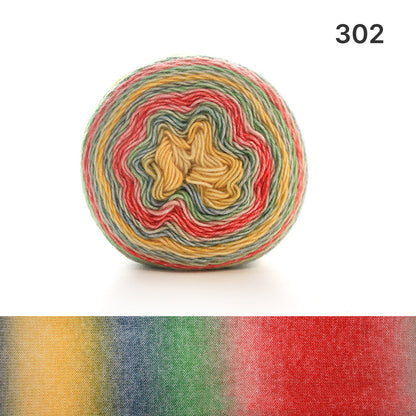 【手編みキット】Pina Fringe Shawl（ピナフリンジショール）｜パイナップル模様の大判ショール｜ロングフリンジ・透かし編み・段染め｜編み図付き（一部動画あり）