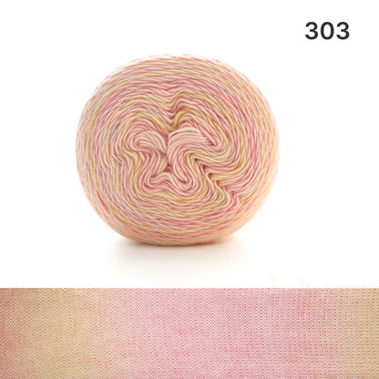 【手編みキット】Pina Fringe Shawl（ピナフリンジショール）｜パイナップル模様の大判ショール｜ロングフリンジ・透かし編み・段染め｜編み図付き（一部動画あり）