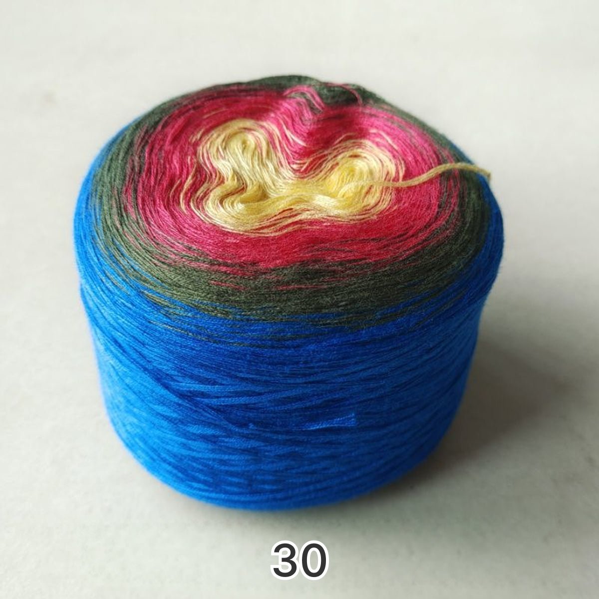 【手編みキット】Joyful Hanabi Shawl（ジョイフル花火ショール）｜Joyful Cake Yarn 1玉で完成｜花火のような透かし編み｜段染め・冷房対策｜編み図＋動画付き