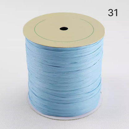 【手編みキット】ラフィア風 透かし模様のかごバッグ｜春夏 ワンショルダーバッグ｜63色から選べる｜hoshiami オリジナル星型PUレザーチャーム付き｜電子版編み図付き