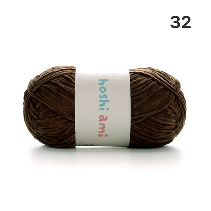 Bonbon Yarn（ボンボンヤーン）50g｜細めのシェニール毛糸｜あみぐるみ・ヘアアクセ・小物に｜全53色