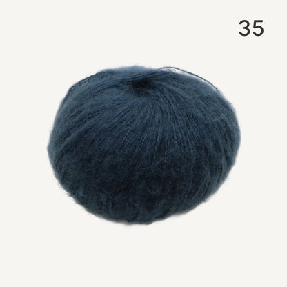 Fuwari Mohair（フワリモヘア）25g｜極上の肌触り｜綿あめのように軽やか｜引き揃え・透かし編み・ベビーウェアに｜全40色