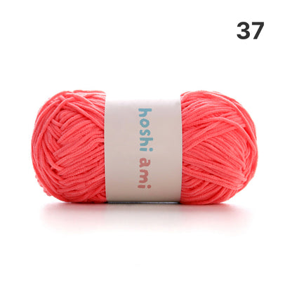 Bonbon Yarn（ボンボンヤーン）50g｜細めのシェニール毛糸｜あみぐるみ・ヘアアクセ・小物に｜全53色