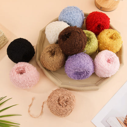 Teddy Loop Yarn（テディループヤーン）50g｜くるくるループのブークレヤーン｜ウール混｜もこもこファンシーヤーン｜韓国風ツイード調｜あみぐるみ・引き揃え糸に｜全17色