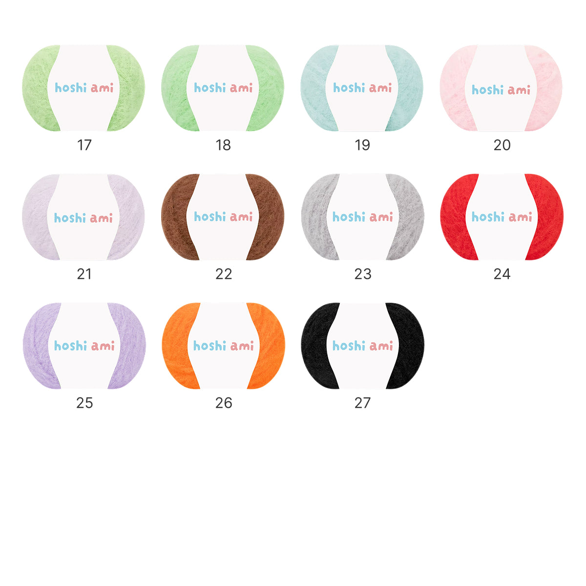 Puni Yarn（ぷにヤーン）50g｜もちもちふわふわのやわらか毛糸｜新感覚のふんわりヤーン｜あみぐるみ・秋冬のマフラーや帽子に｜全27色