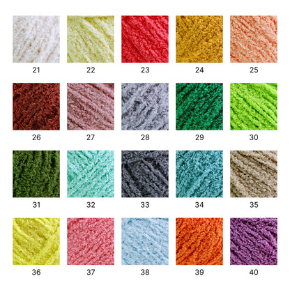 コットンキャンディヤーン50g｜韓国で大流行！｜ふわもこマシュマロ糸｜ 鉢底ネット編み・ネット編み・マフラー・帽子・編みぐるみ向け