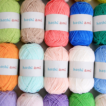 Bonbon Yarn（ボンボンヤーン）50g｜細めのシェニール毛糸｜あみぐるみ・ヘアアクセ・小物に｜全53色