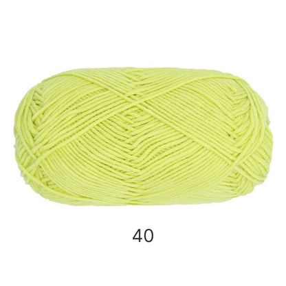 Premium Combed Cotton Lite（プレミアム・コーマコットン・ライト）40g｜高品質4ply｜軽やかで滑らかな編み心地｜推し活にぴったり｜初心者にもおすすめ｜全67色　